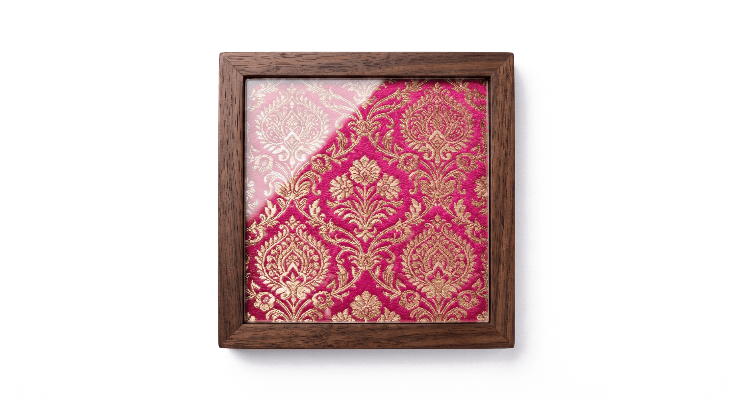 Banaras Banaras Coaster set · Dark Walnut