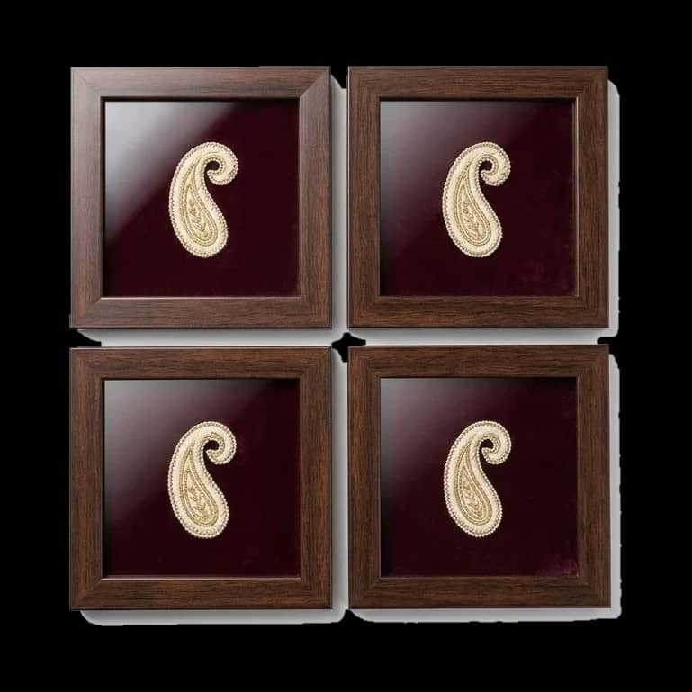 Ambi Coasters, overhead view