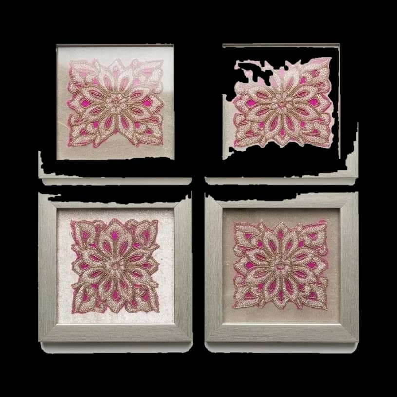 Rupahli Coasters, overhead view