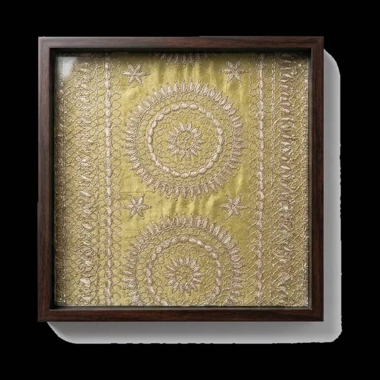 Zar Tray — Ebony, overhead view
